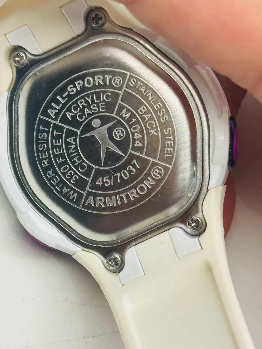 Armitron All-Sport Digital Women’s Watch WR330 Chronograph New Battery Working